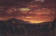 Frederic E.Church Twililght oil painting artist